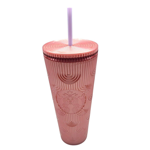 Starbucks 2023 Pink Shimmer Shell Mermaid 24oz Tumbler‎ - Picture 3 of 4